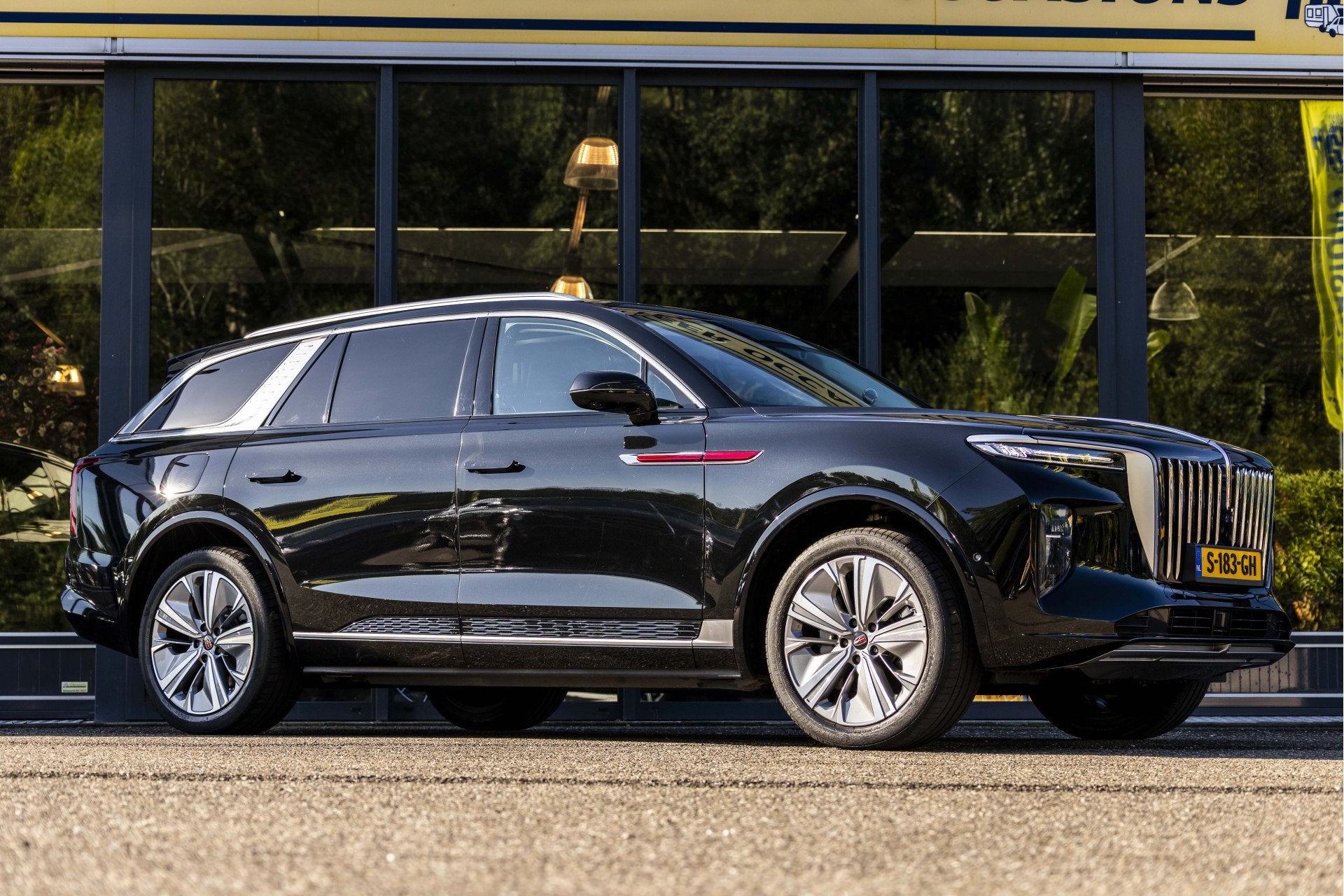 Hongqi E-HS9 Business 84 kWh (bj 2023, automaat), Auto's, Automaat, Dealer onderhouden, 7 stoelen, Zwart