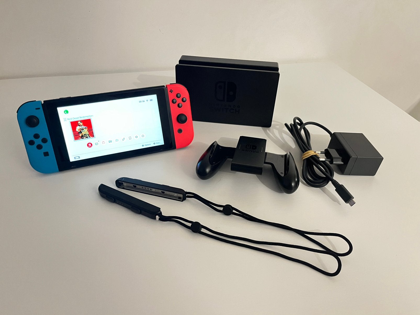 Nintendo Switch compleet, Ophalen of Verzenden, Zo goed als nieuw, Met 1 controller, Switch Original
