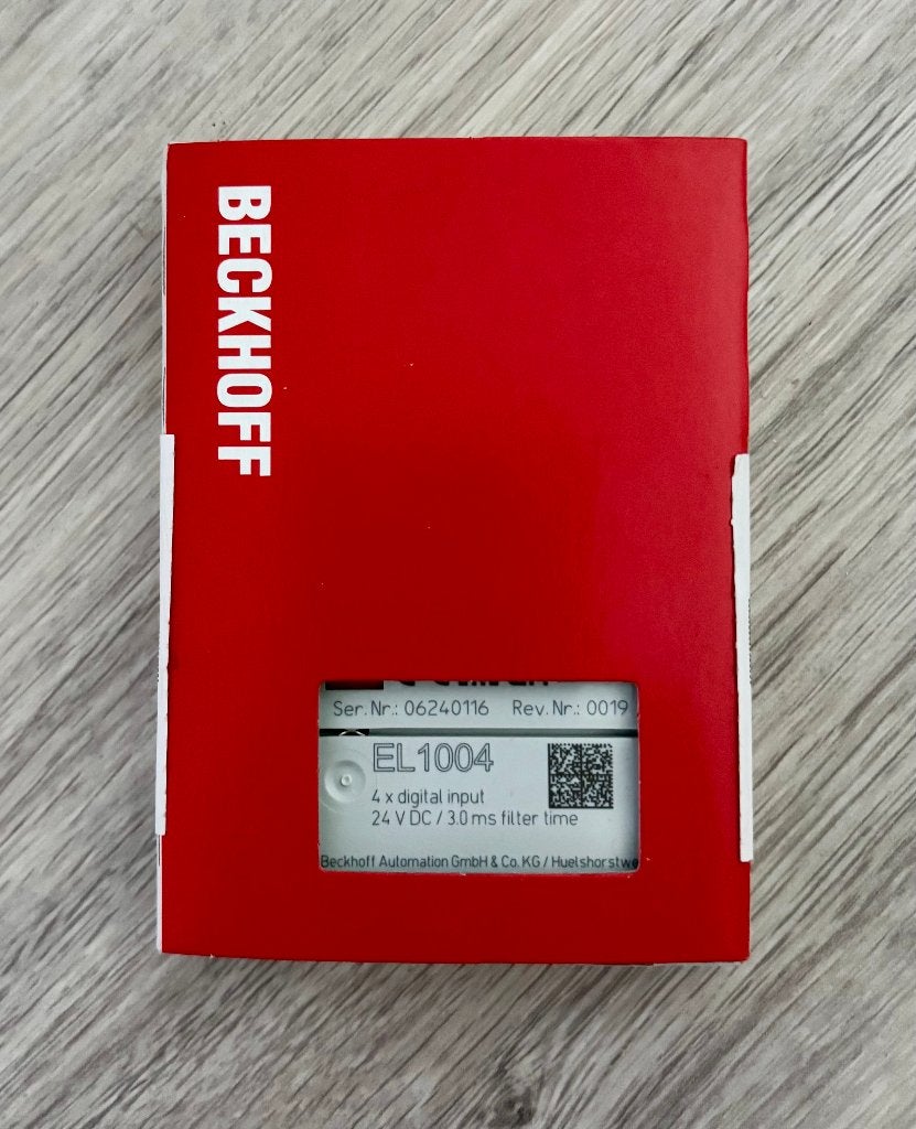 BECKHOFF - EL1004 - EtherCAT Terminal 4-Ch DigIn, Hobby en Vrije tijd, Elektronica-componenten, Sales@beckhoff.nl, Nieuw, Ophalen of Verzenden