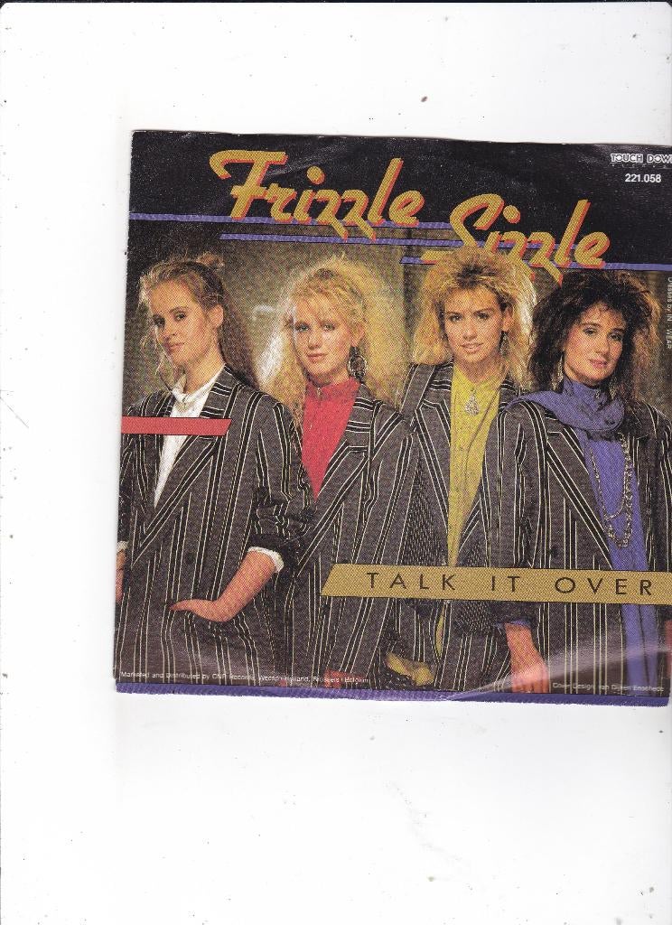 Single Frizzle Sizzle - Talk it over, Gebruikt, 7 inch, Single, Dance