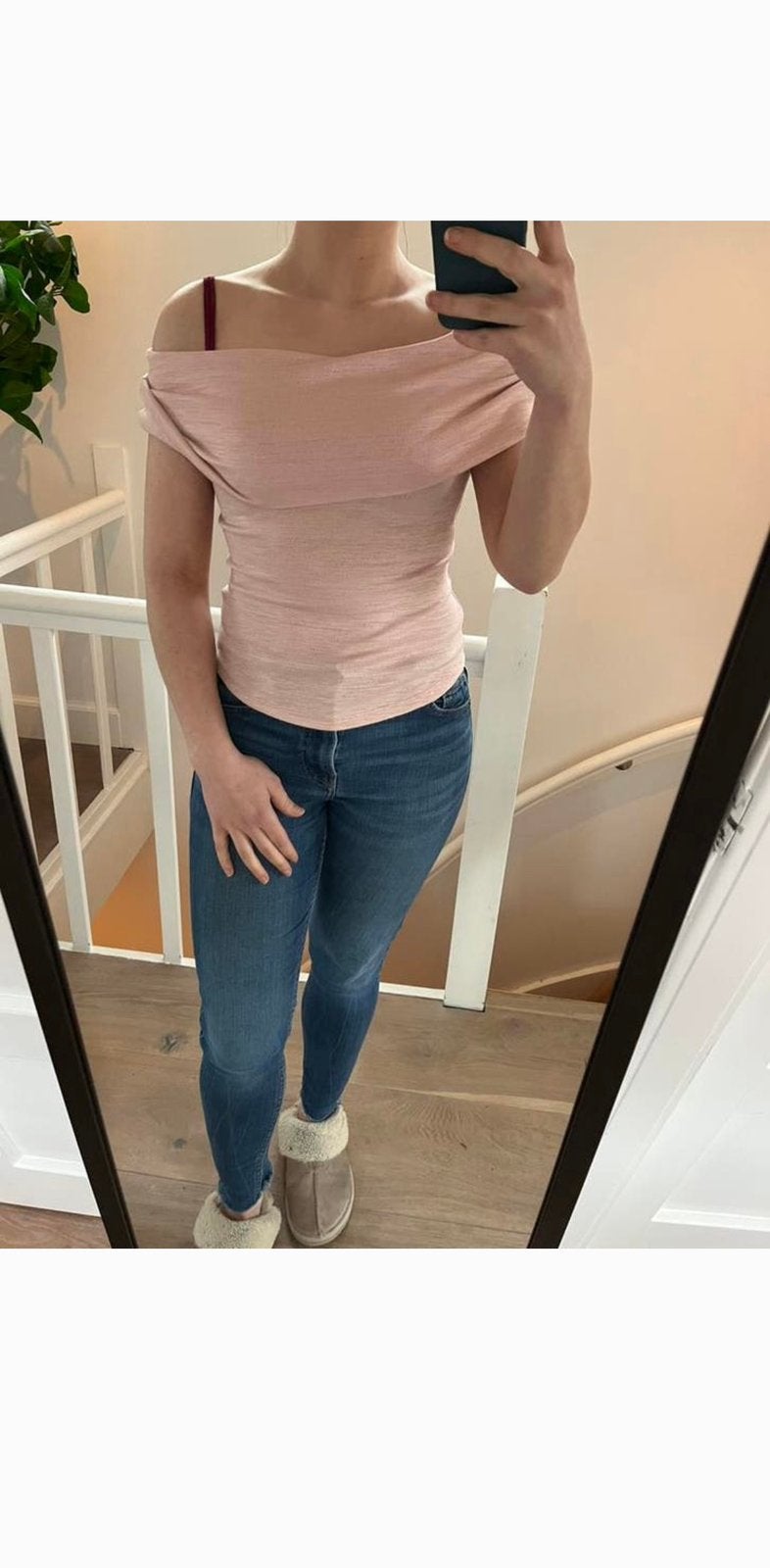 Roze top Zara maat S / 36, Ophalen, Zara, Zo goed als nieuw, Korte mouw
