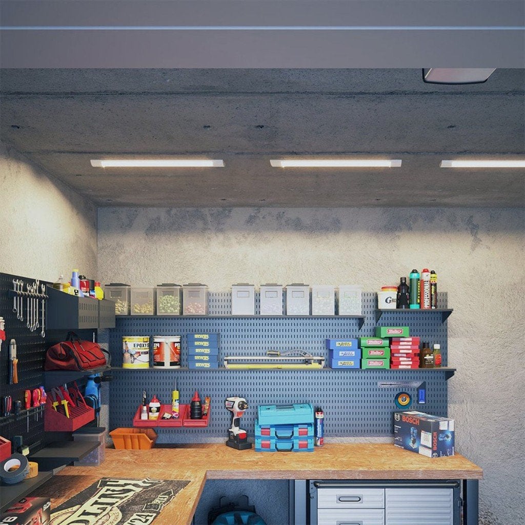Garage werkplaats velichting LED Batten 60cm 18W 6000K, Ophalen of Verzenden, Nieuw