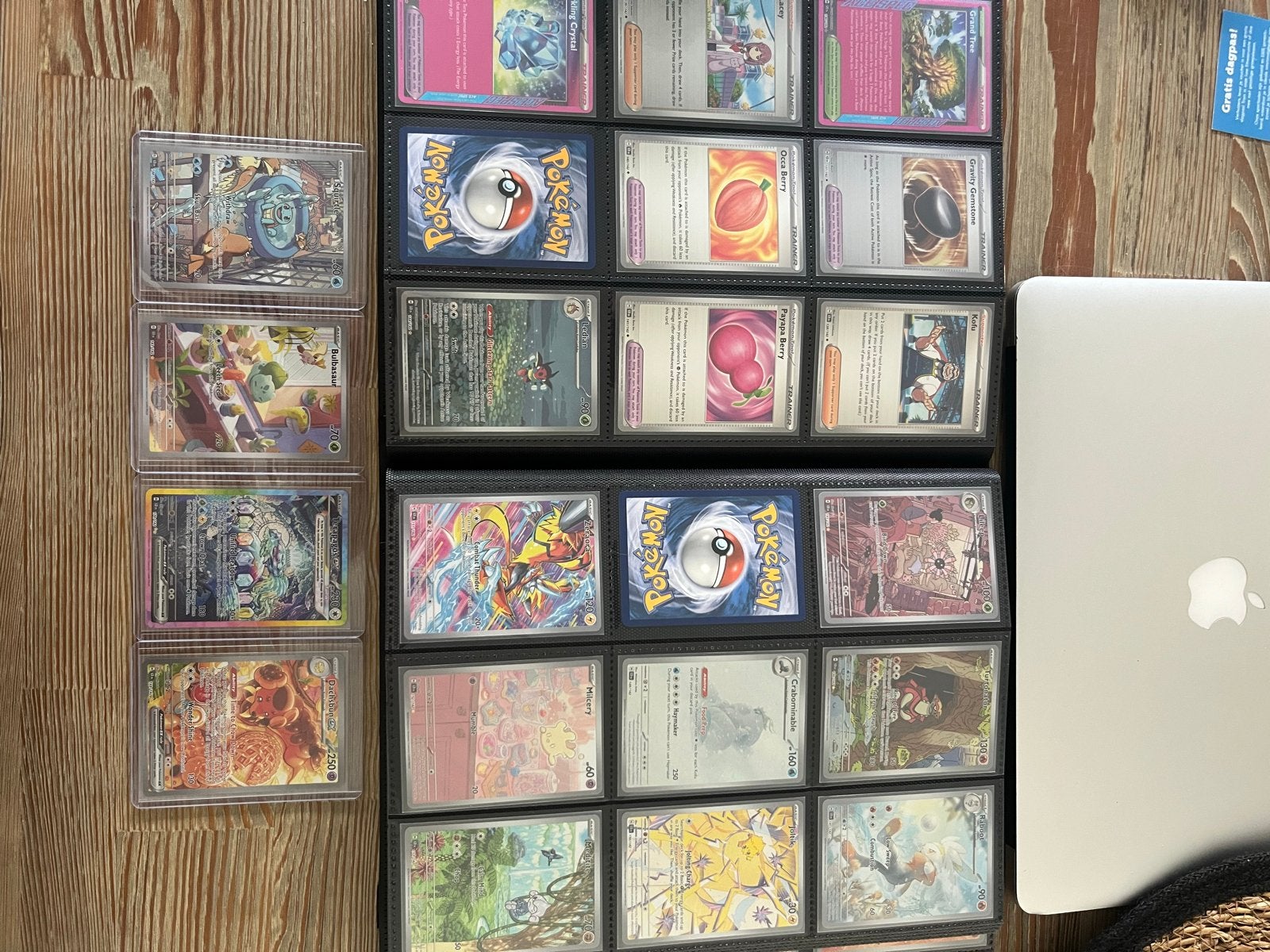Complete Stellar Crown Pokémon kaart set + map, Ophalen of Verzenden, Zo goed als nieuw, Meerdere kaarten