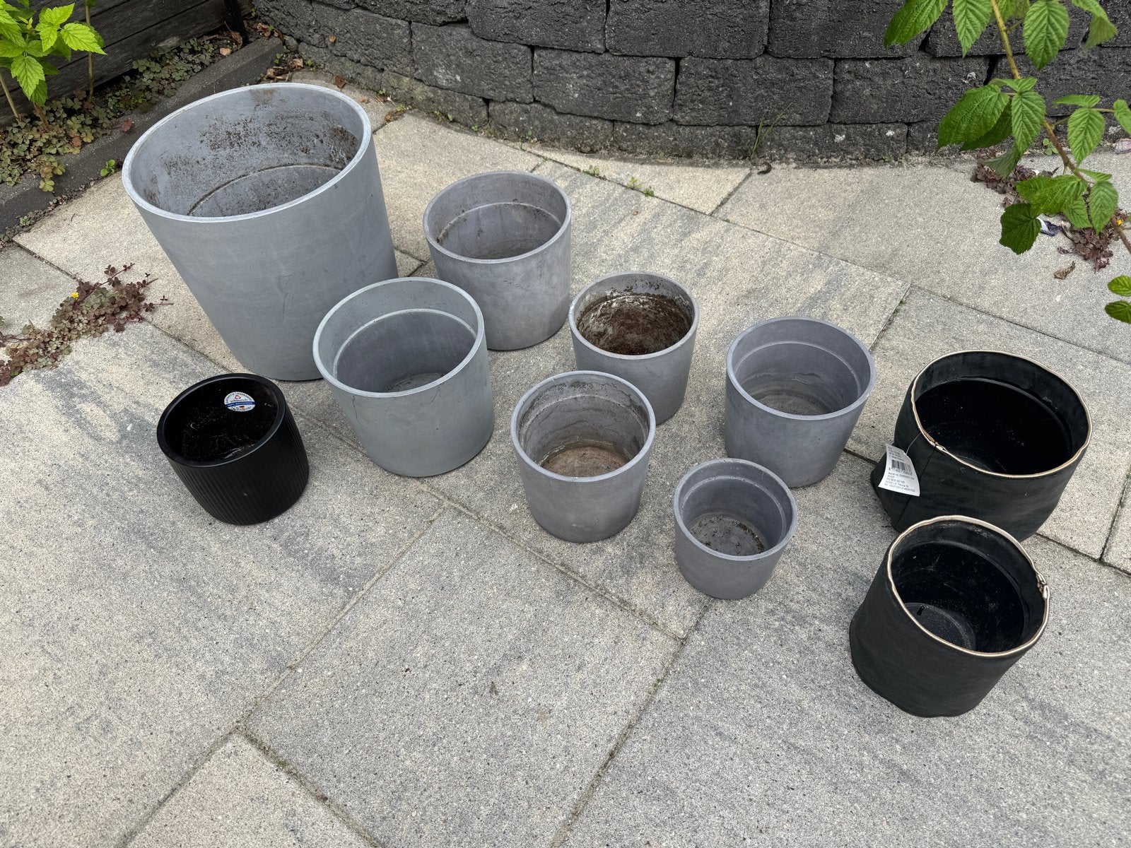 Diverse bloempotten en plantenbakken - Gebruikt, Ophalen, Gebruikt, Rond, Binnen