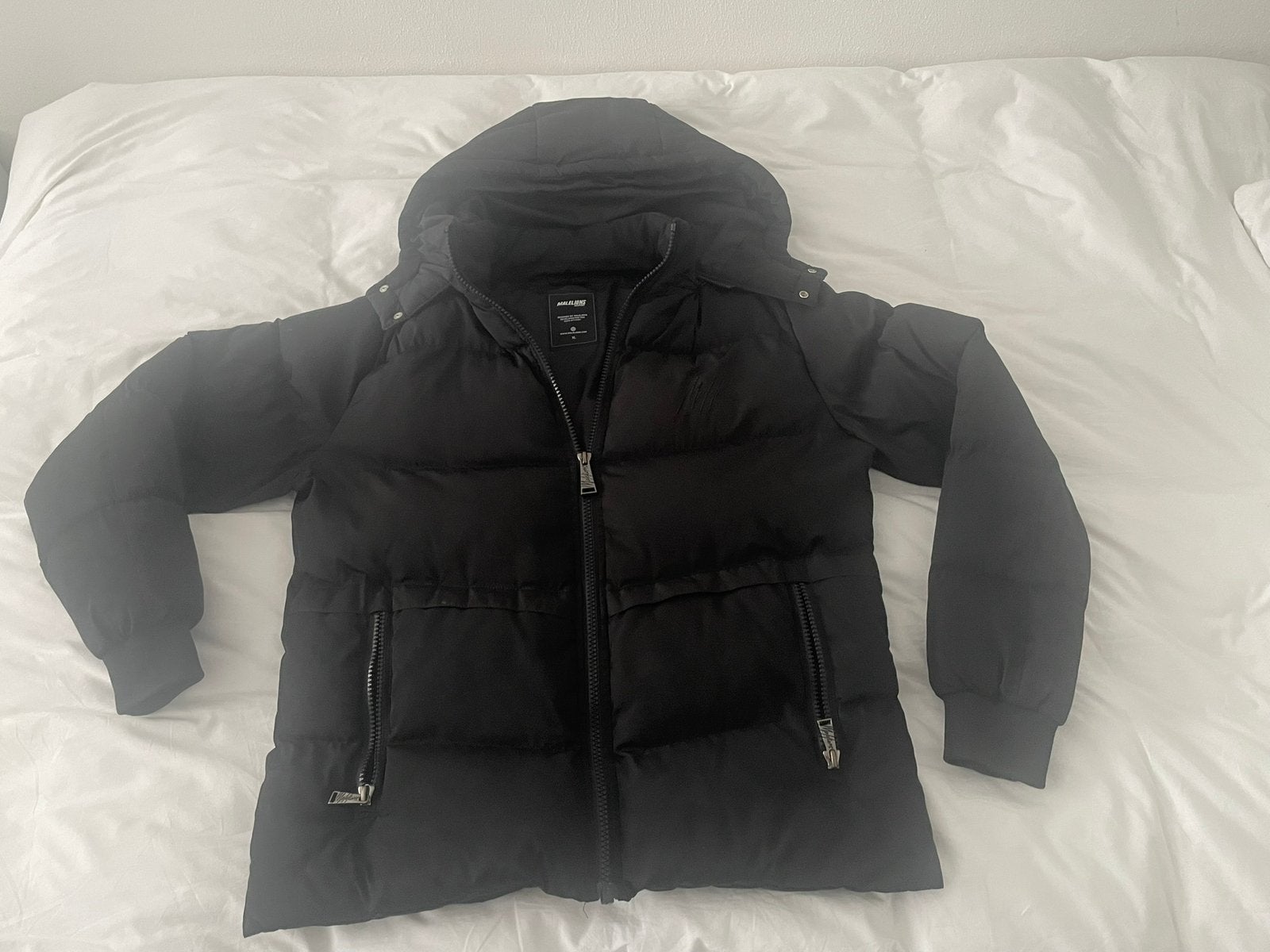 Te koop: Malelions heren winterjas, Kleding | Heren, Ophalen, Zo goed als nieuw, Maat 56/58 (XL), Zwart