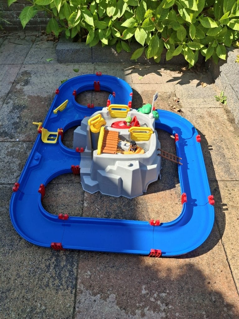 Aquaplay waterbaan Bergmeer, compleet, Ophalen of Verzenden, Gebruikt