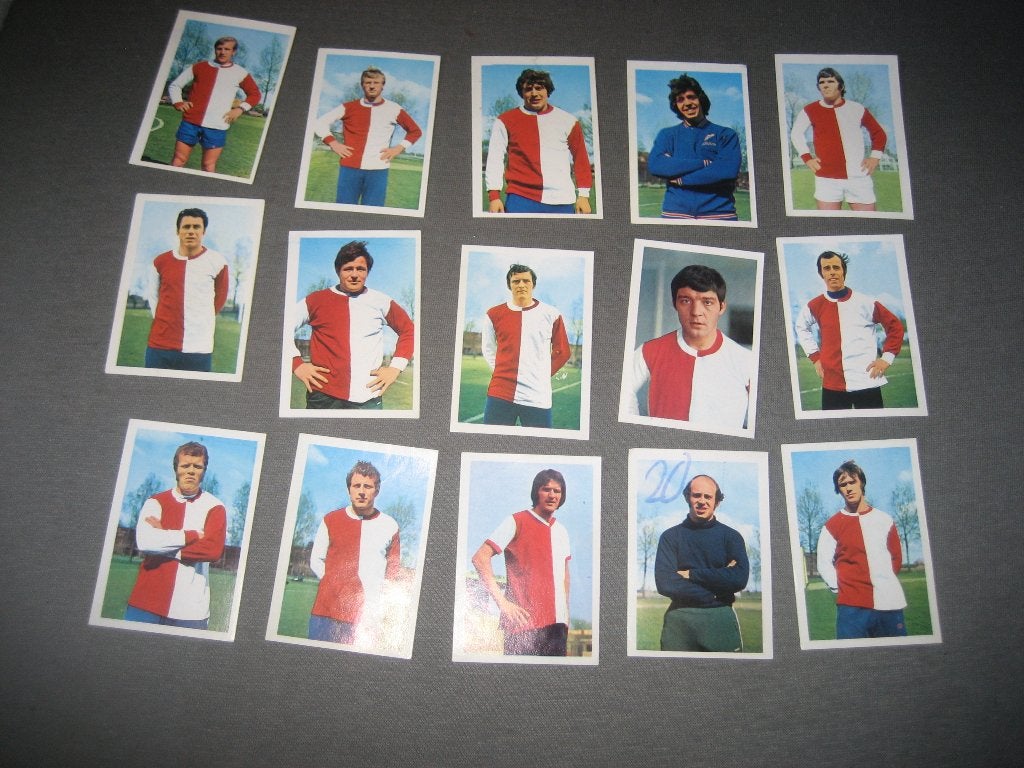 oude feyenoord plaatjes, Ophalen of Verzenden, Gebruikt, Meerdere plaatjes
