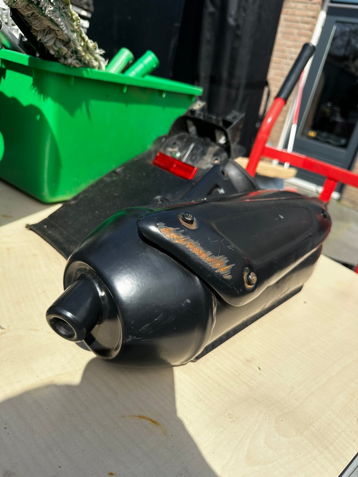 Piaggio 125cc 180cc, Ophalen of Verzenden, Zo goed als nieuw, Uitlaat, Piaggio