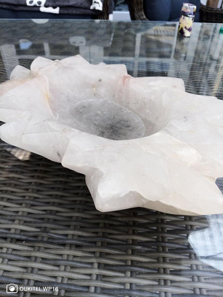 Unieke marmeren asbak in stervorm, Ophalen, Zo goed als nieuw, Natuurlijk materiaal