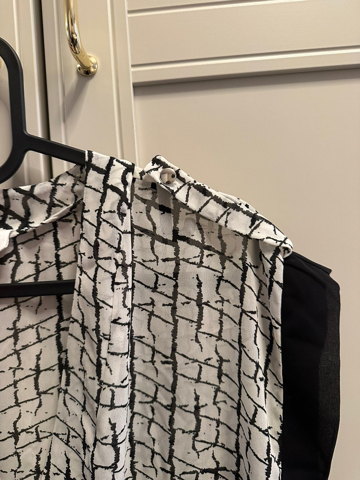Leuke Zara Villa top zwart wit M nieuw overslag, Maat 38/40 (M), Zwart, Nieuw, Ophalen of Verzenden