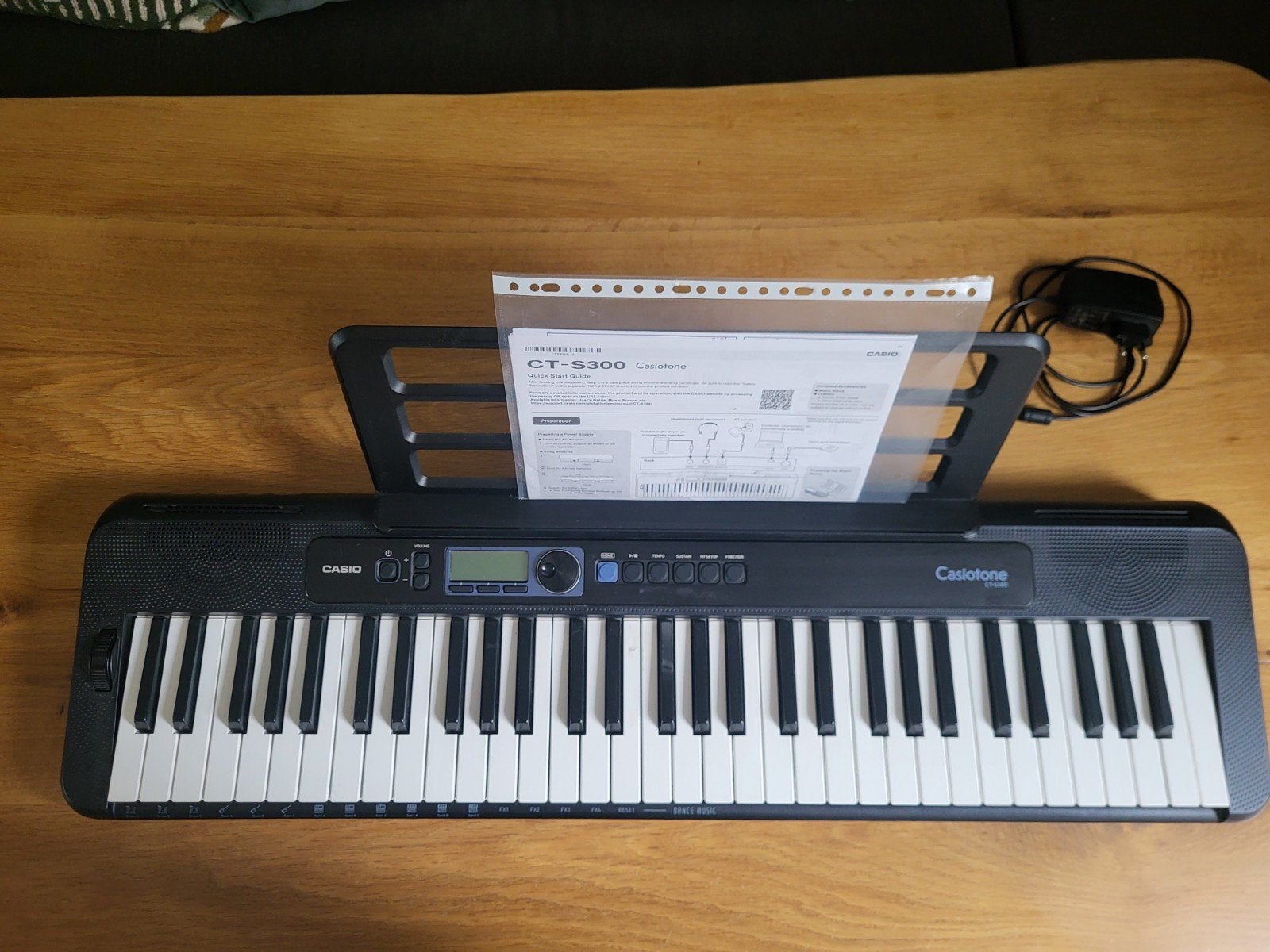 Casio Casiotone CT-S300 Keyboard - Zwart, 61 toetsen, Ophalen, Casio, Met standaard, 61 toetsen