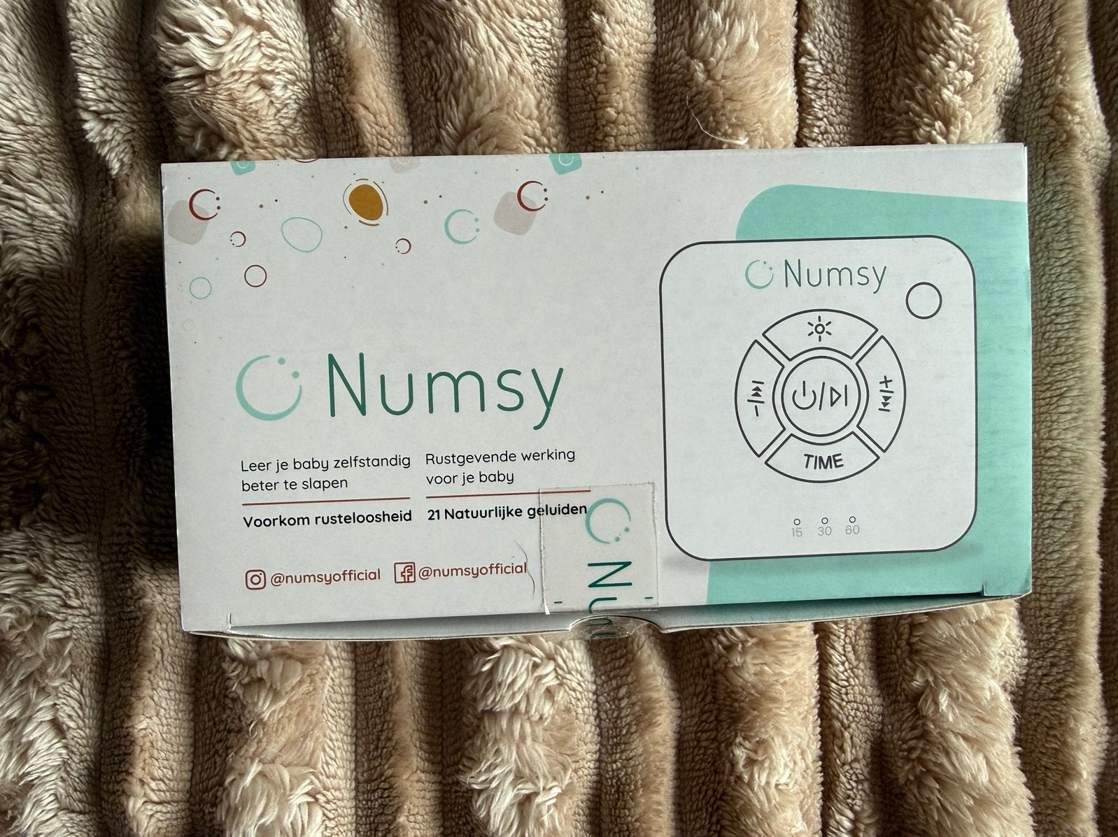 Numsy Original 3.0 Slaaptrainer/White Noise, Ophalen of Verzenden, Zo goed als nieuw
