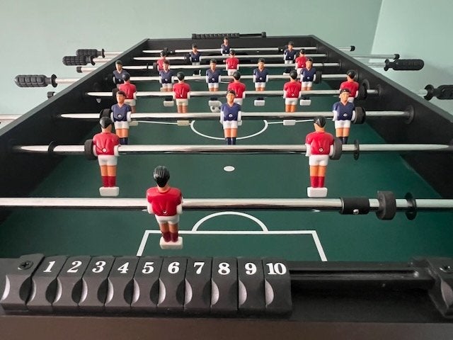 Cougar Scorpion Kick voetbaltafel (opklapbaar, zwart) ZGAN