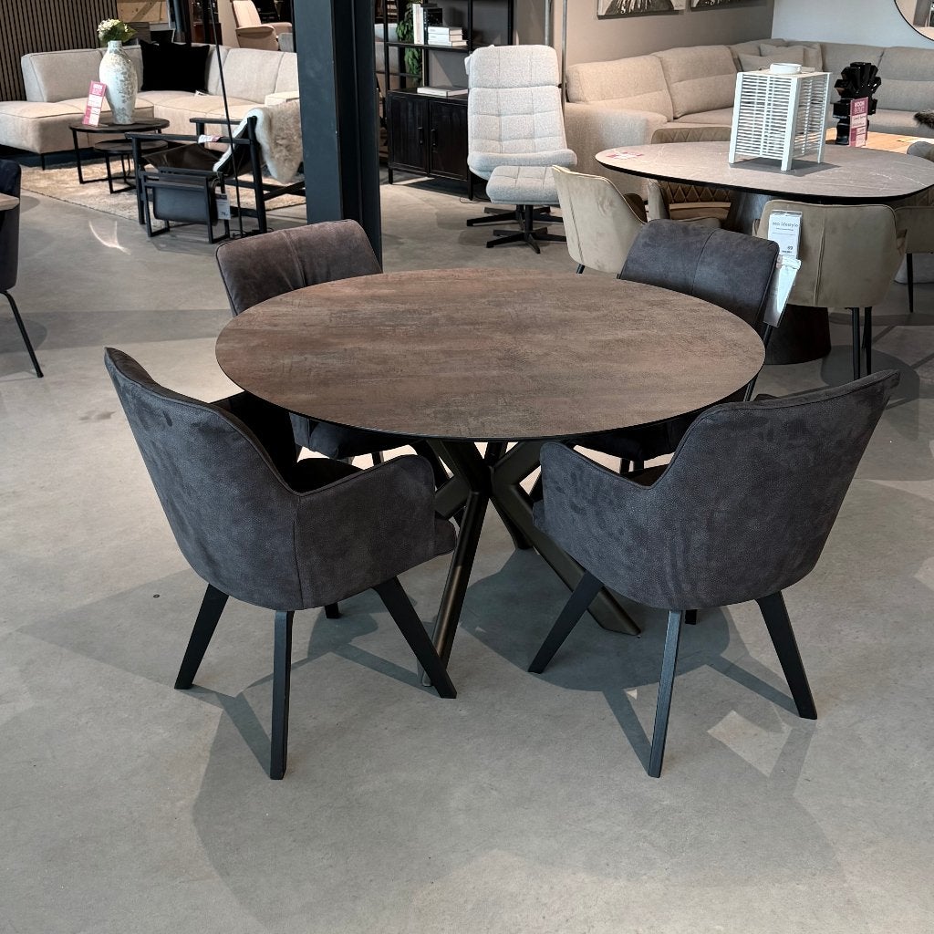 organische tafels ronde tafels hpl *Nieuw showroom modellen*, Huis en Inrichting, Tafels | Eettafels, Ophalen, Nieuw, Rechthoekig