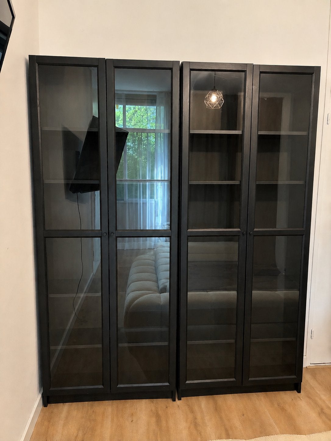 IKEA Billy Oxberg, Ophalen, Zo goed als nieuw, 25 tot 50 cm, 200 cm of meer