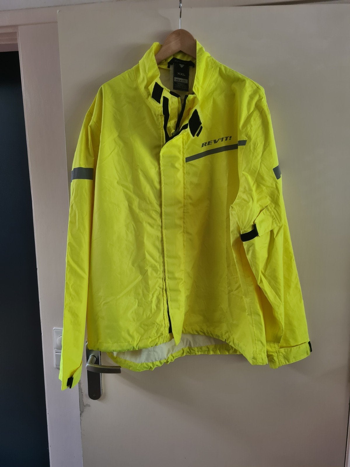 REV'IT! Regenpak (Jas XXL, Broek L) - Geel/Zwart, REV'IT!, Jas | textiel, Heren, Ophalen of Verzenden