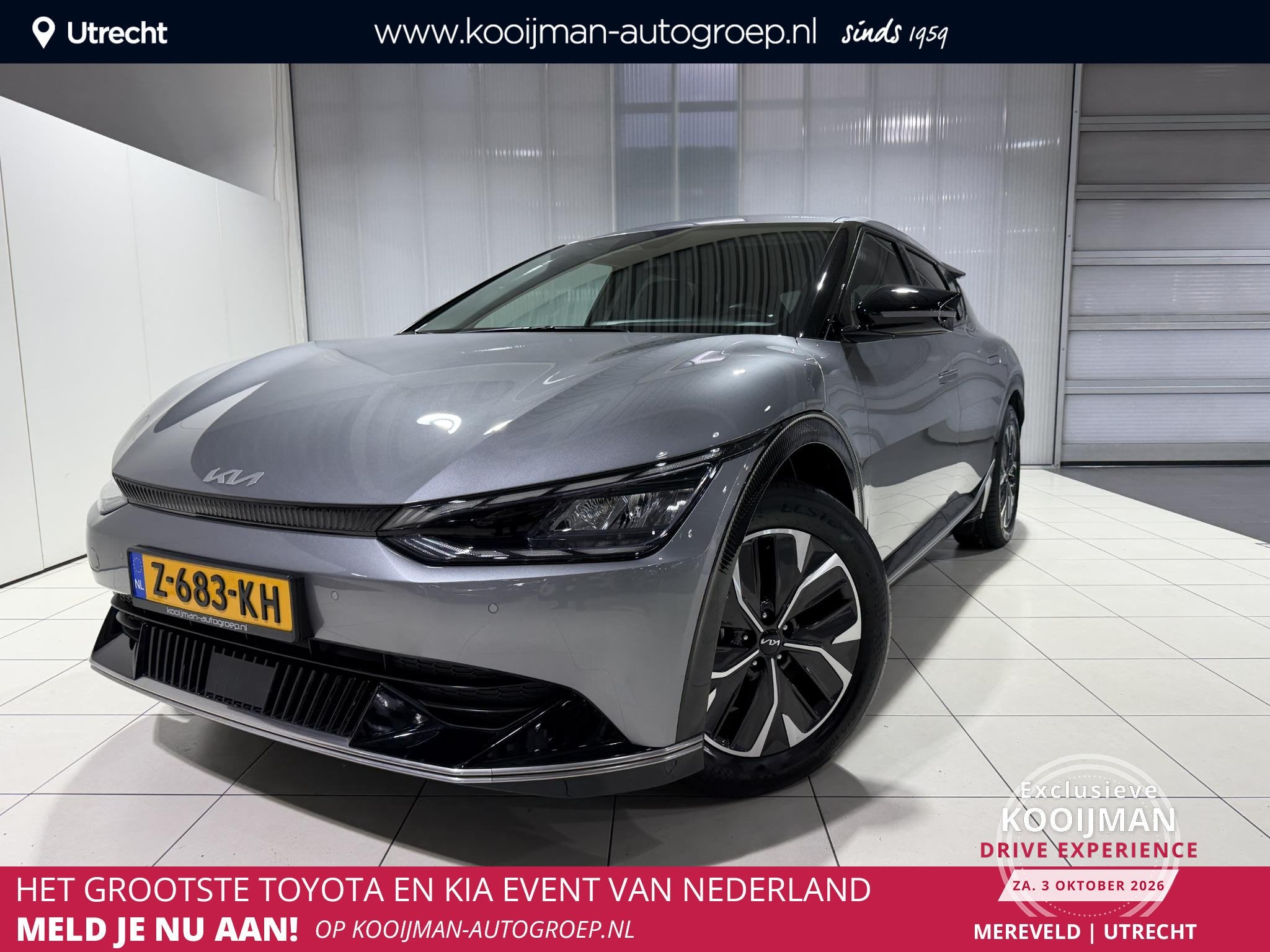 Kia EV6 Plus 77.4 kWh Trekhaak, Btw auto NL auto, Apple Carp