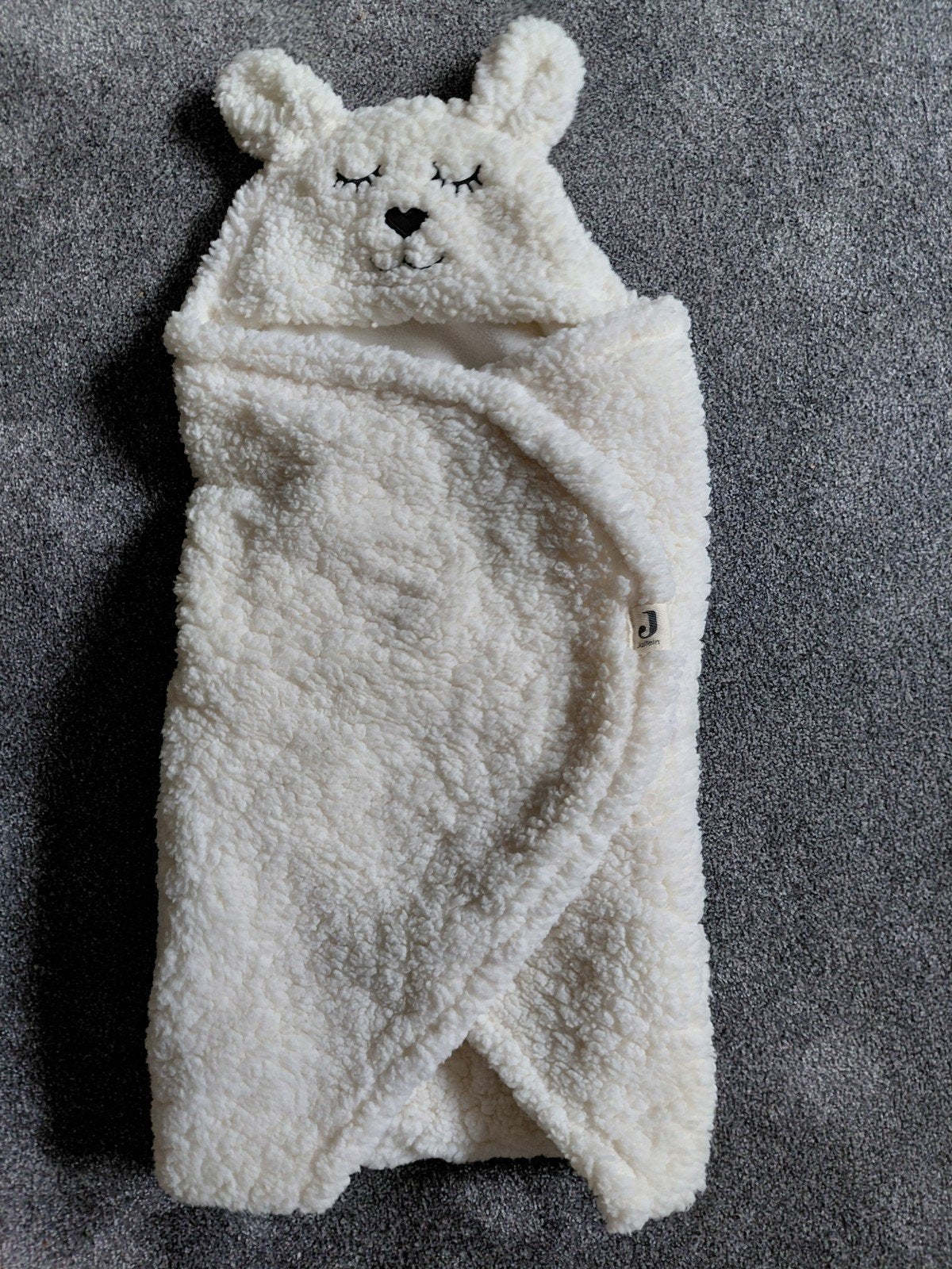 Jollein Bakerzak Teddy Bear Wit, Ophalen of Verzenden, Beige, Deken, Nieuw