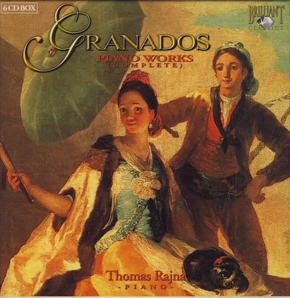 GRANADOS Complete piano works 6 - CD BOX RAJNA BRILLIANT, Cd's en Dvd's, Cd's | Klassiek, Zo goed als nieuw, Kamermuziek, Romantiek