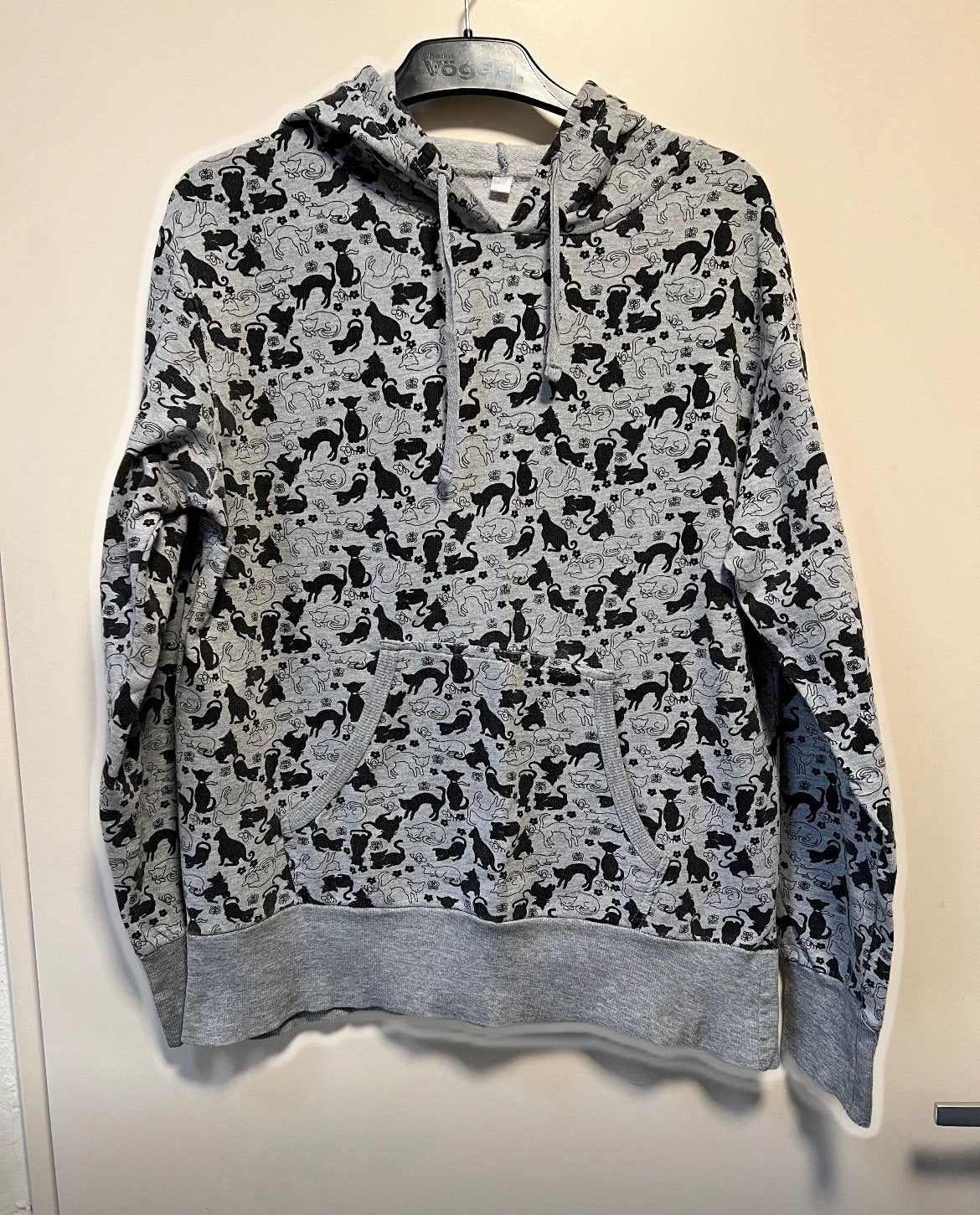 Leuke hoodie. Maat M, Ophalen of Verzenden, Gedragen, Maat 38/40 (M), Grijs