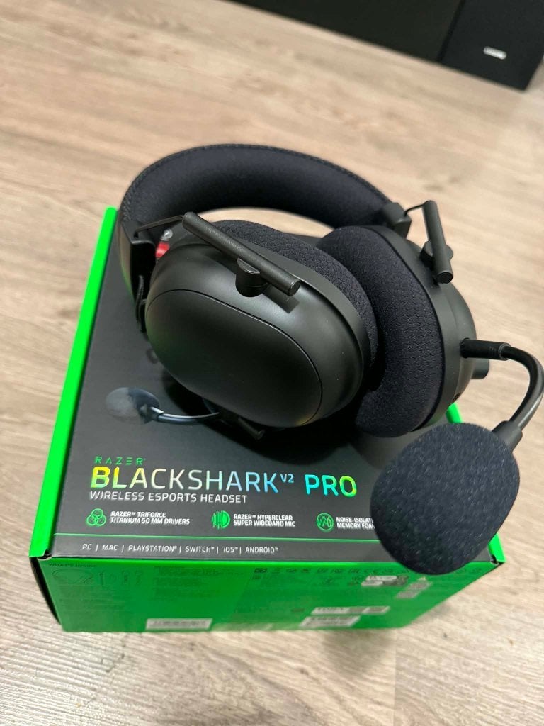 Razer Blackshark v2 pro 2023, Computers en Software, Headsets, Mute-functie, Ophalen of Verzenden, Zo goed als nieuw, Draadloos