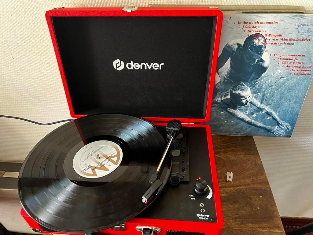Denver VPL-120 Platenspeler Rood - Zo goed als nieuw, Antiek en Kunst, Ophalen