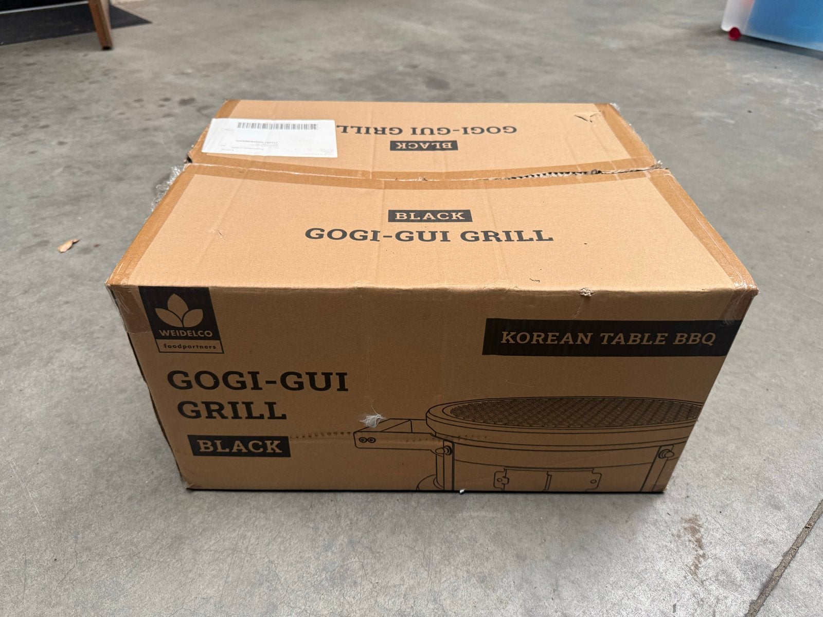 Nieuwe Gogi-Gui Koreaanse Tafel BBQ Grill Zwart, Ophalen, Nieuw