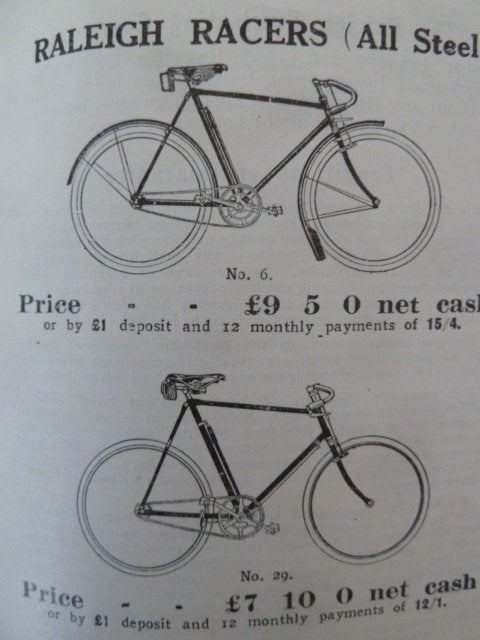 antieke fiets RALEIGH kataloog folder 1917 oldtimer rijwiel, Boeken, Ophalen of Verzenden