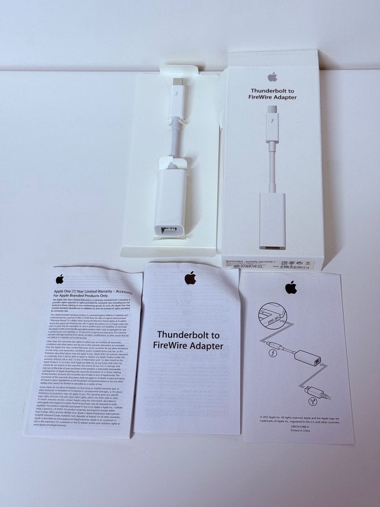 Apple Thunderbolt naar FireWire 800 Adapter A1463, Computers en Software, Ophalen of Verzenden, Zo goed als nieuw