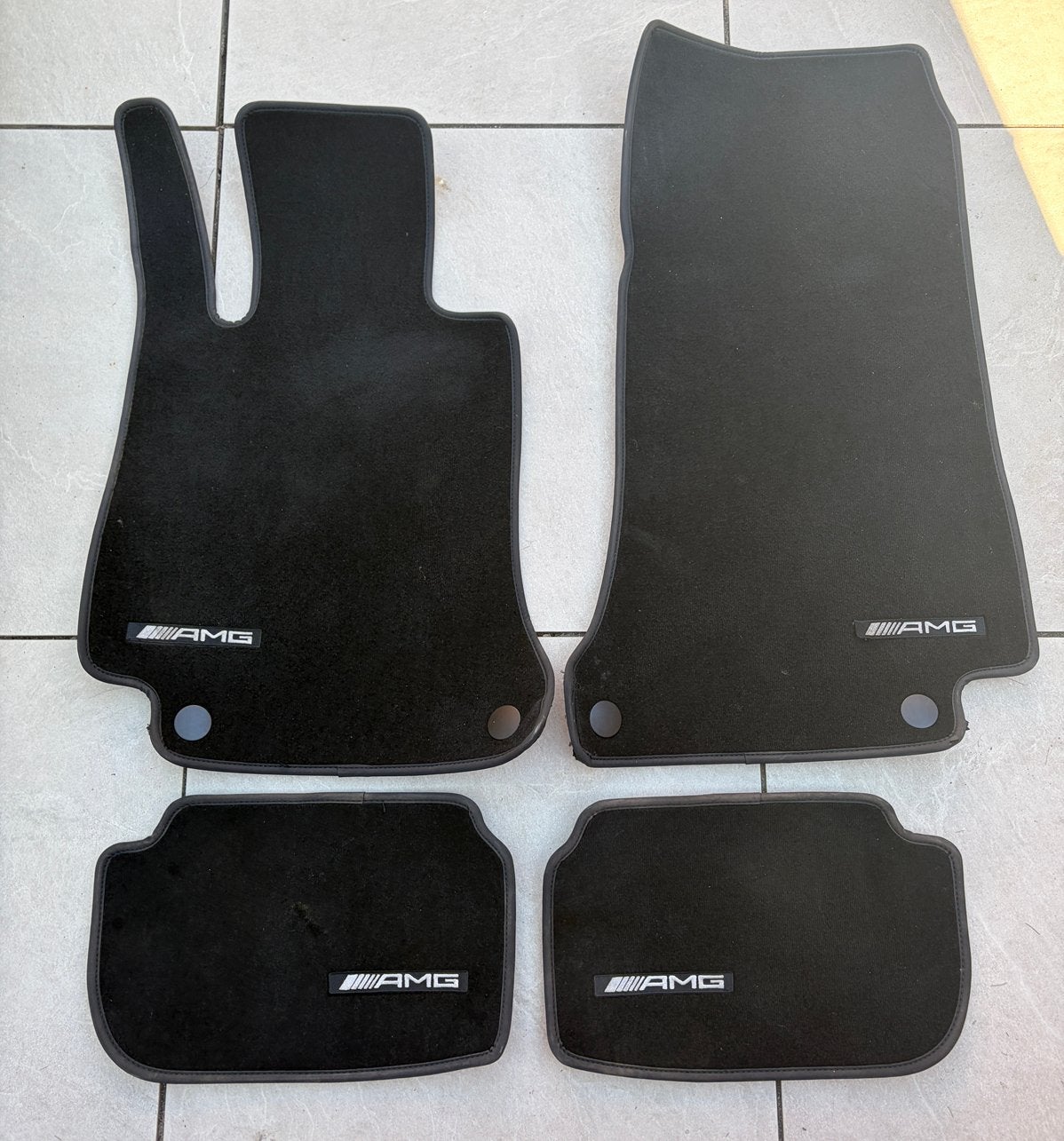 Originele Mercedes Benz Amg Automatten Set, Ophalen of Verzenden, Zo goed als nieuw