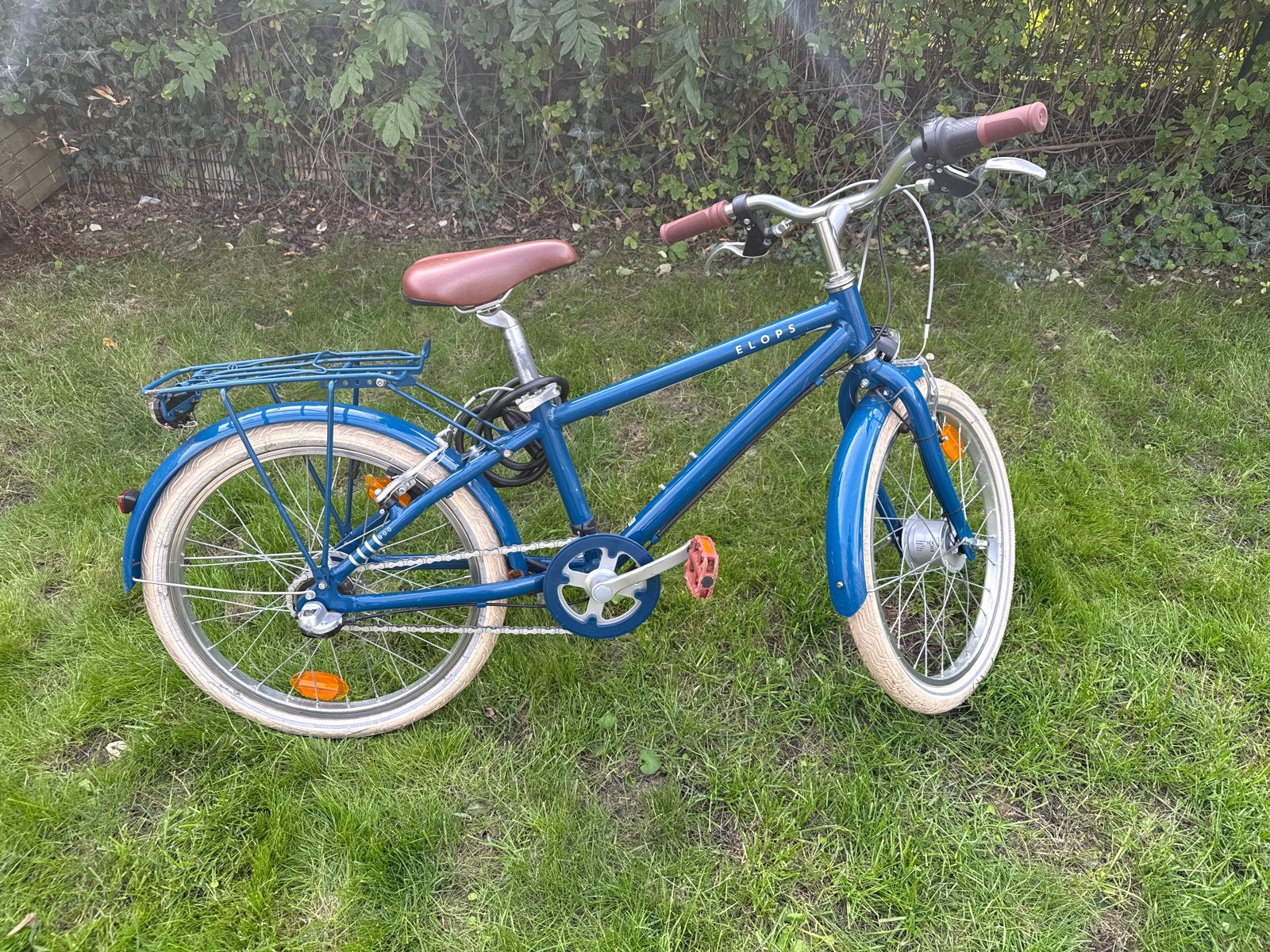 Elops jongensfiets 20 inch, 3 versnellingen, handremmen, Fietsen en Brommers, Velgrem, Versnellingen, Zo goed als nieuw, Ophalen