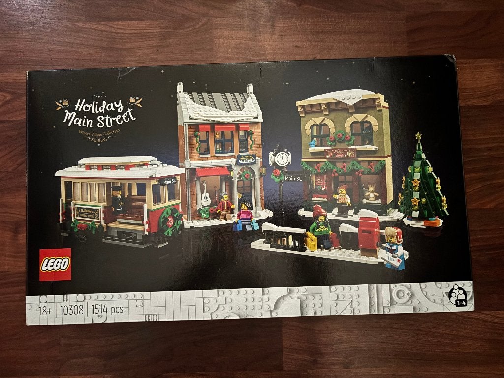Lego set 10308 Kerst Dorpstraat, Overige thema's, Nieuw, Ophalen of Verzenden, Complete set