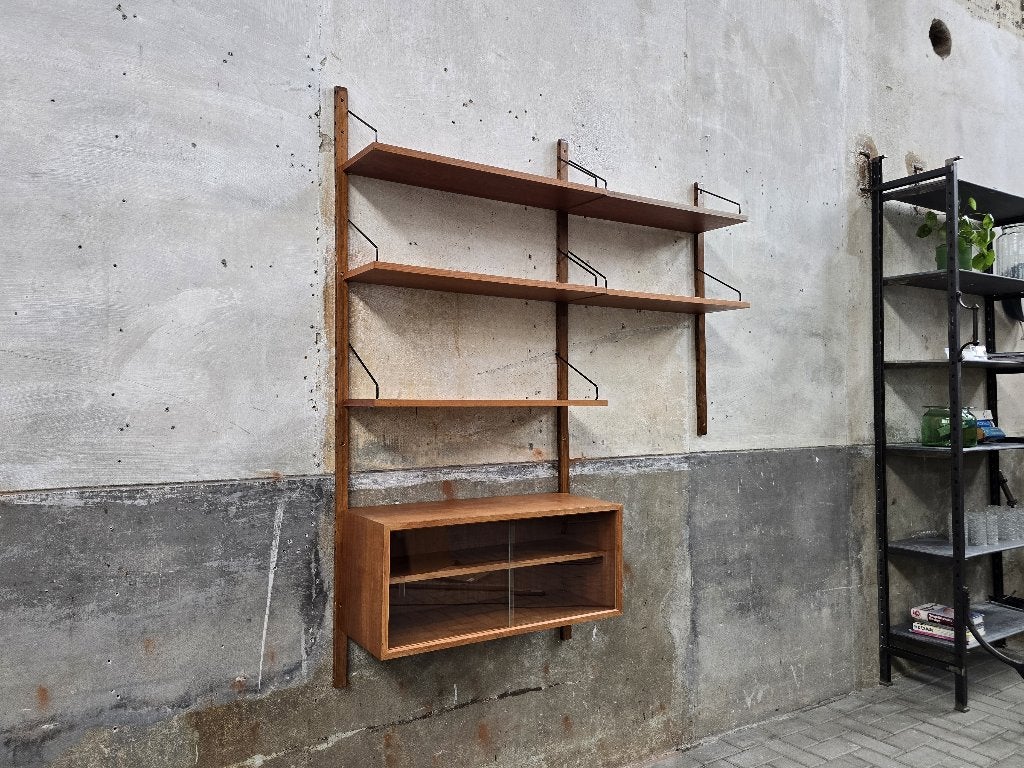 Mid Century Design Cadovius Wandmeubel Teak | Vintage Kast, 150 tot 200 cm, Ophalen of Verzenden, Overige houtsoorten, 150 tot 200 cm