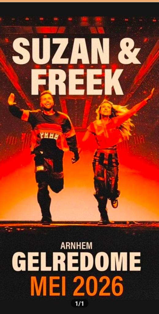 Susan en freek staanplaatsen, Tickets en Kaartjes, Twee personen, Mei