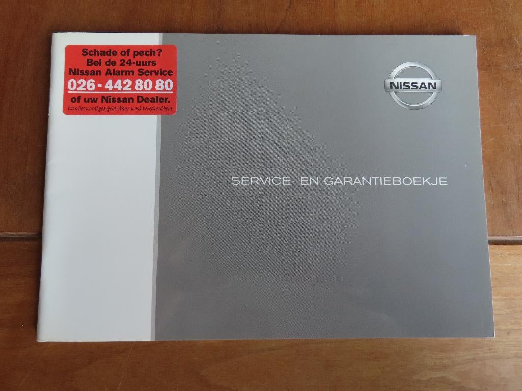 Nissan onderhoudsboekje 12-2003 blanco, Auto diversen, Handleidingen en Instructieboekjes, Ophalen of Verzenden