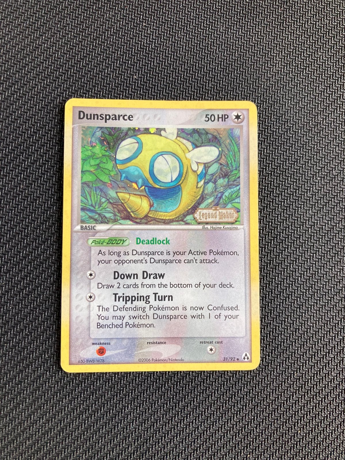 Pokemon kaart Dunsparce Reverse Holo Stamped, Ophalen of Verzenden, Zo goed als nieuw