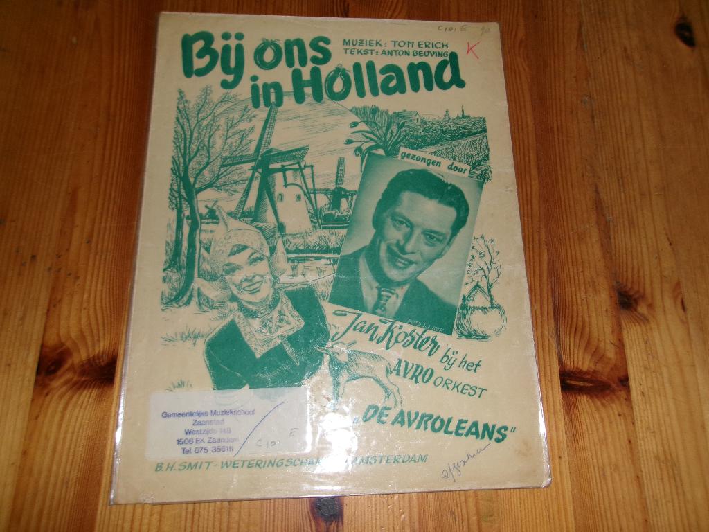 Bij ons in holland - tom erich / anton beuving, Gebruikt, Gitaar, Ophalen of Verzenden, Artiest of Componist