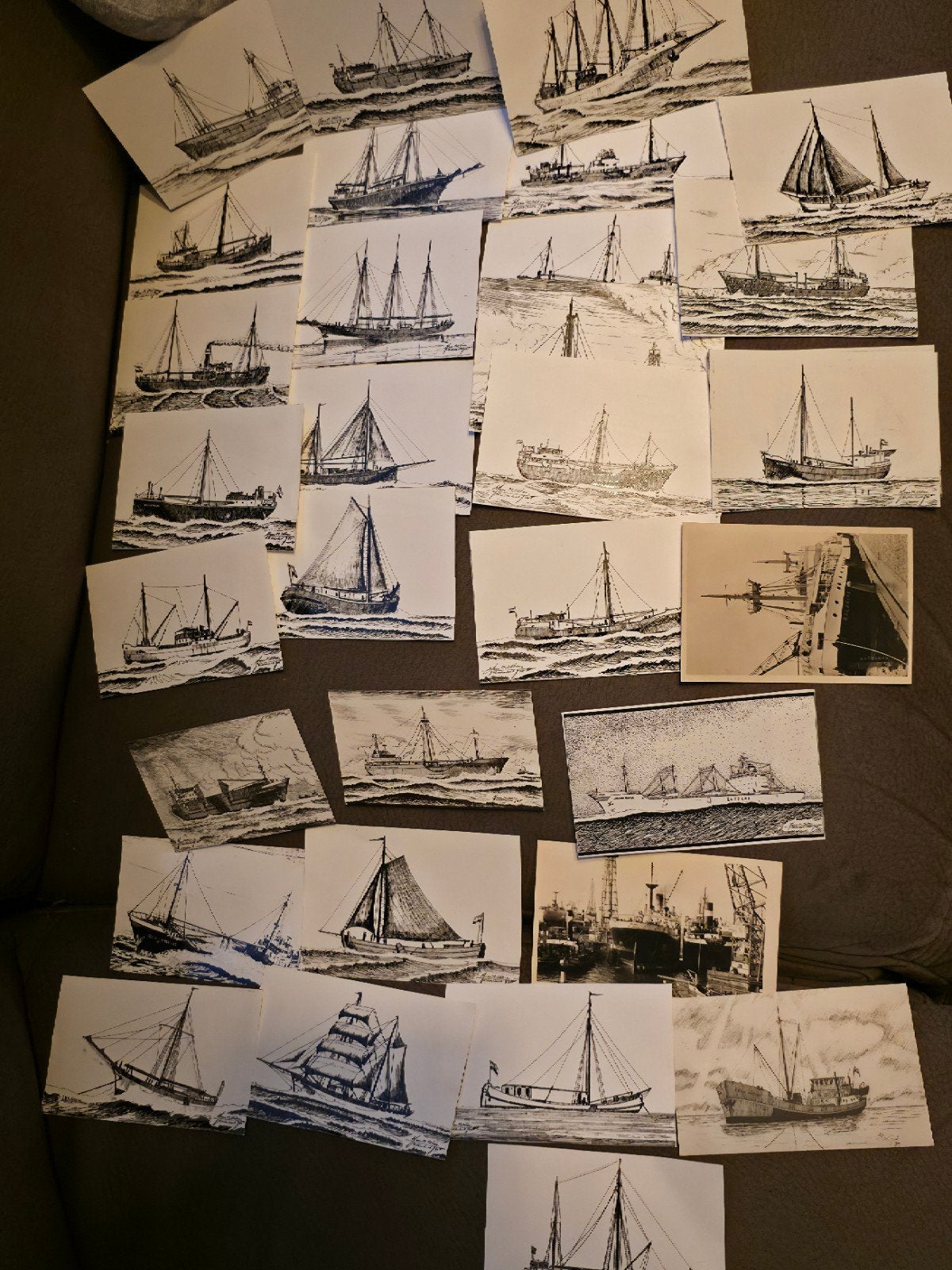 Groete collectie J.M Otten Tekeningen en Foto's, Ophalen of Verzenden