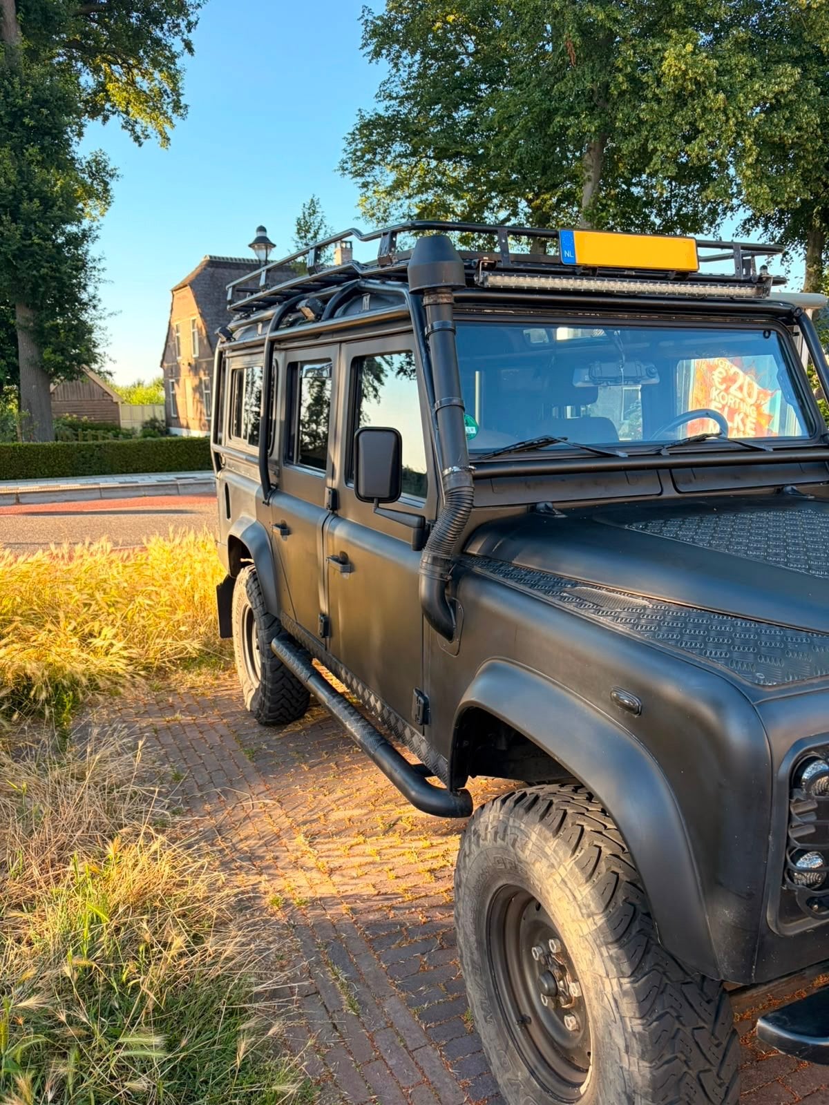 Rolkooi + dakrek | Land rover Defender 110, Auto diversen, Dakdragers, Ophalen, Gebruikt