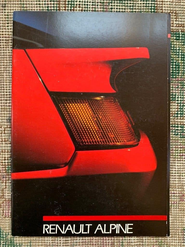 Nederlandse folder brochure Renault Alpine V6 GT Turbo 1988, Renault, Nieuw, Ophalen of Verzenden, Renault