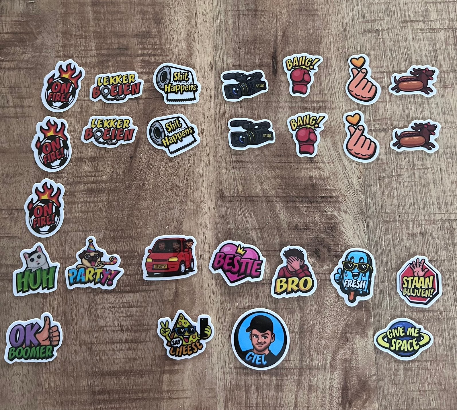 Jumbo stuktv stickers, Ophalen of Verzenden, Zo goed als nieuw