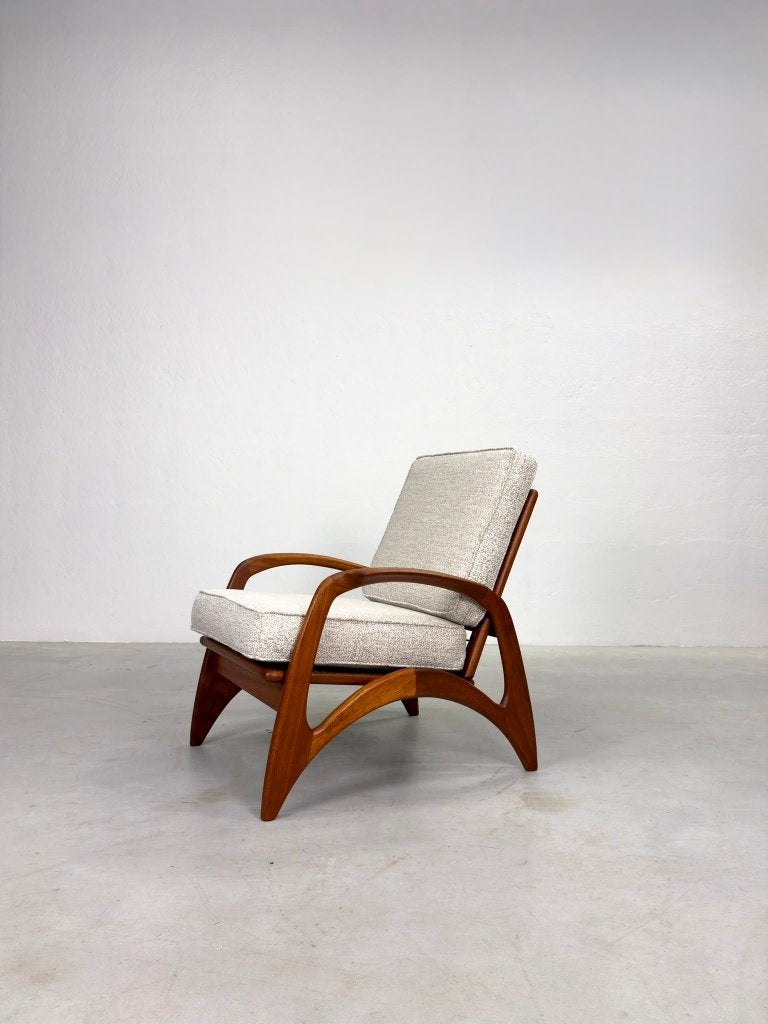 Mid-century Fauteuil van De Ster Geldermalsen Dames, Huis en Inrichting, Fauteuils, Ophalen, 75 tot 100 cm, Zo goed als nieuw