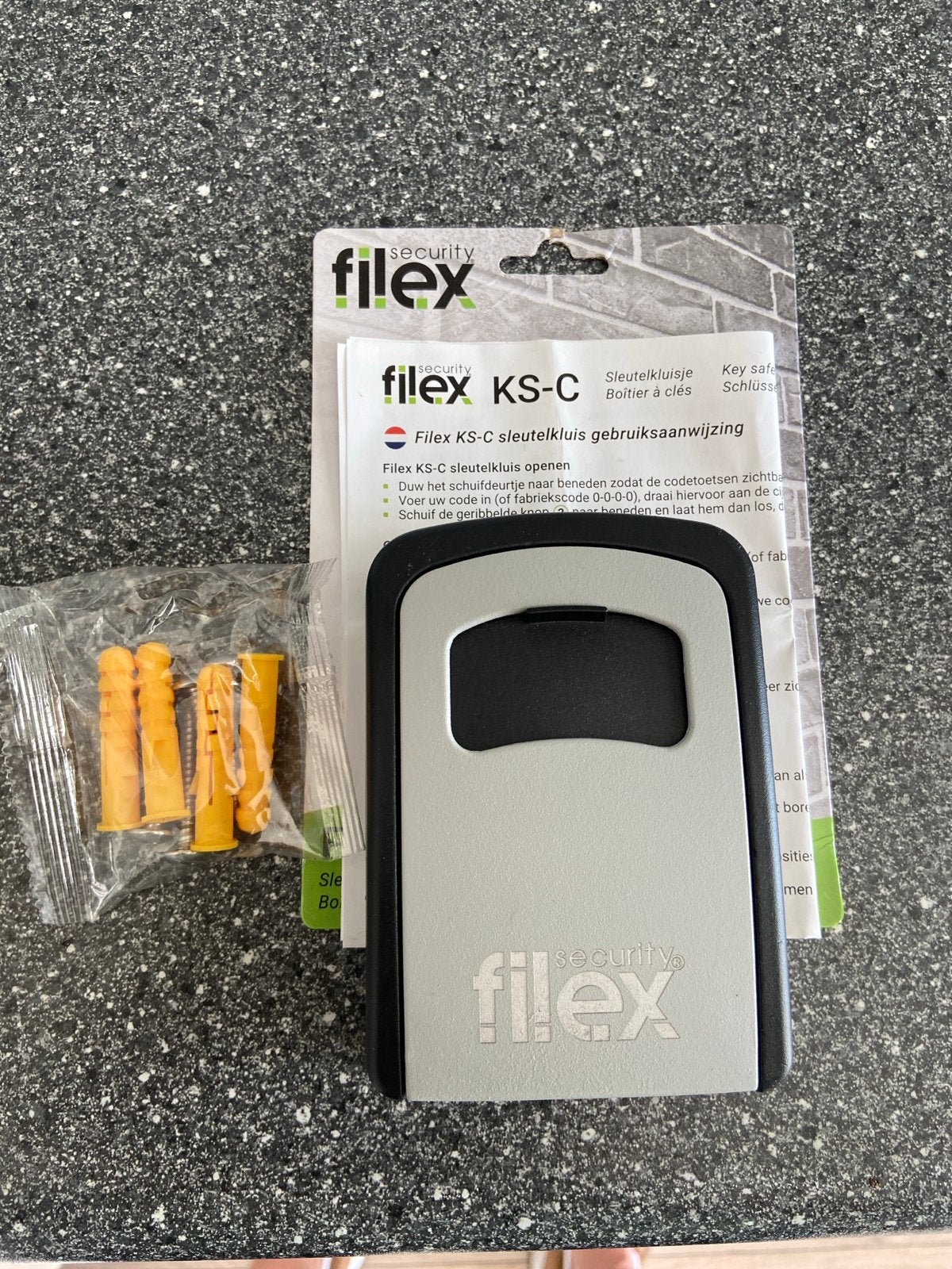 Sleutelkluis Filex KS-C met bevestiging en handleiding, Ophalen of Verzenden, Zo goed als nieuw