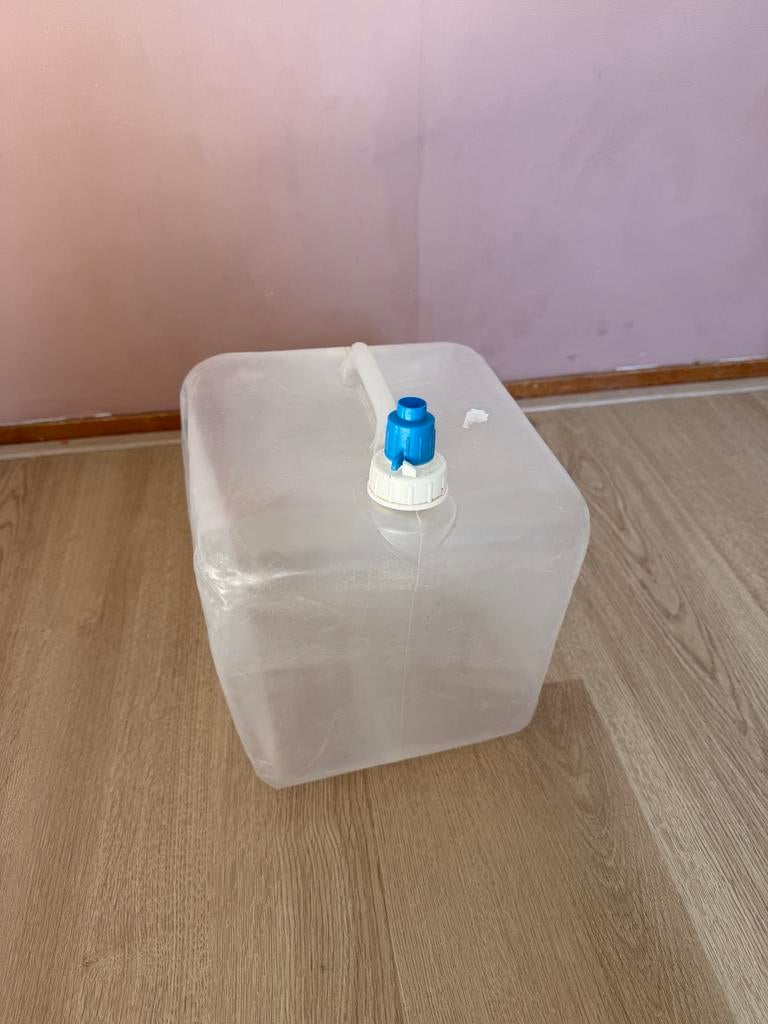 Waterzak kamperen, Ophalen, Gebruikt