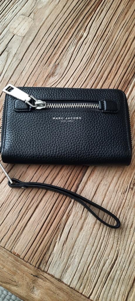 Marc jacobs zwarte portemonnee, zo goed als nieuw., Ophalen of Verzenden, Zo goed als nieuw, Zwart, Leer
