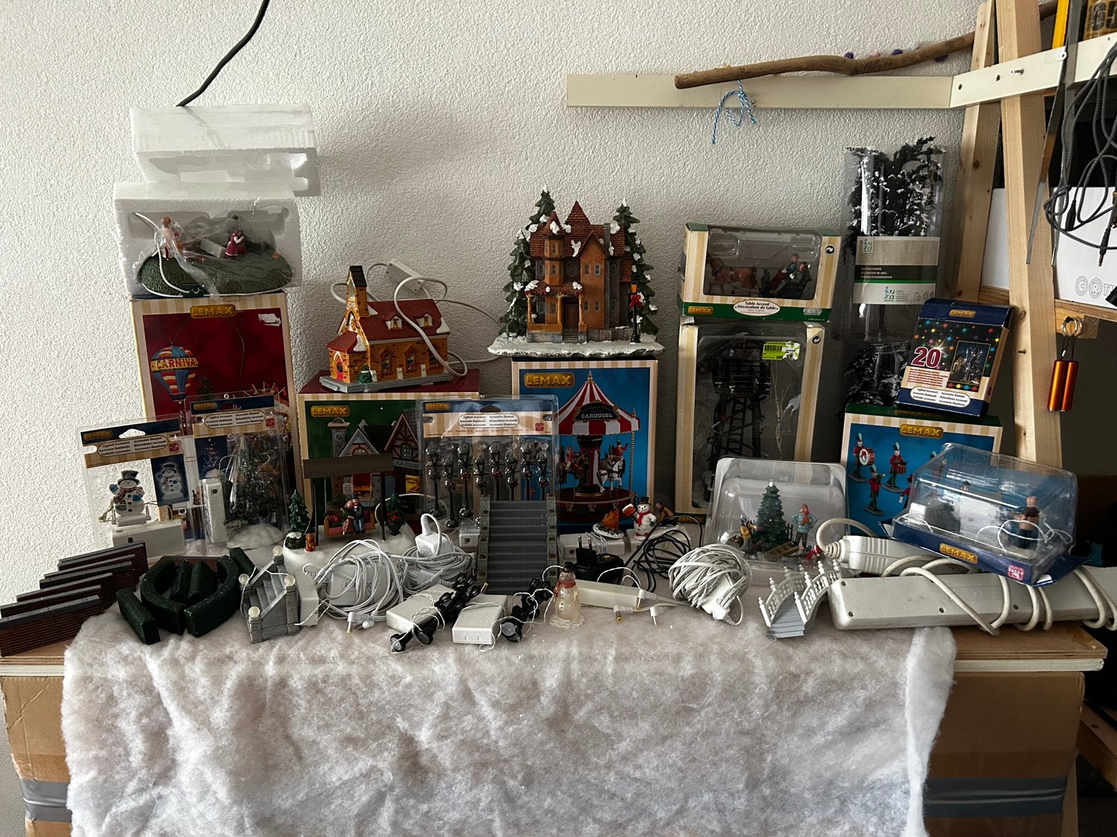 Kertsdorp lemax compleet, Diversen, Kerst, Ophalen, Zo goed als nieuw