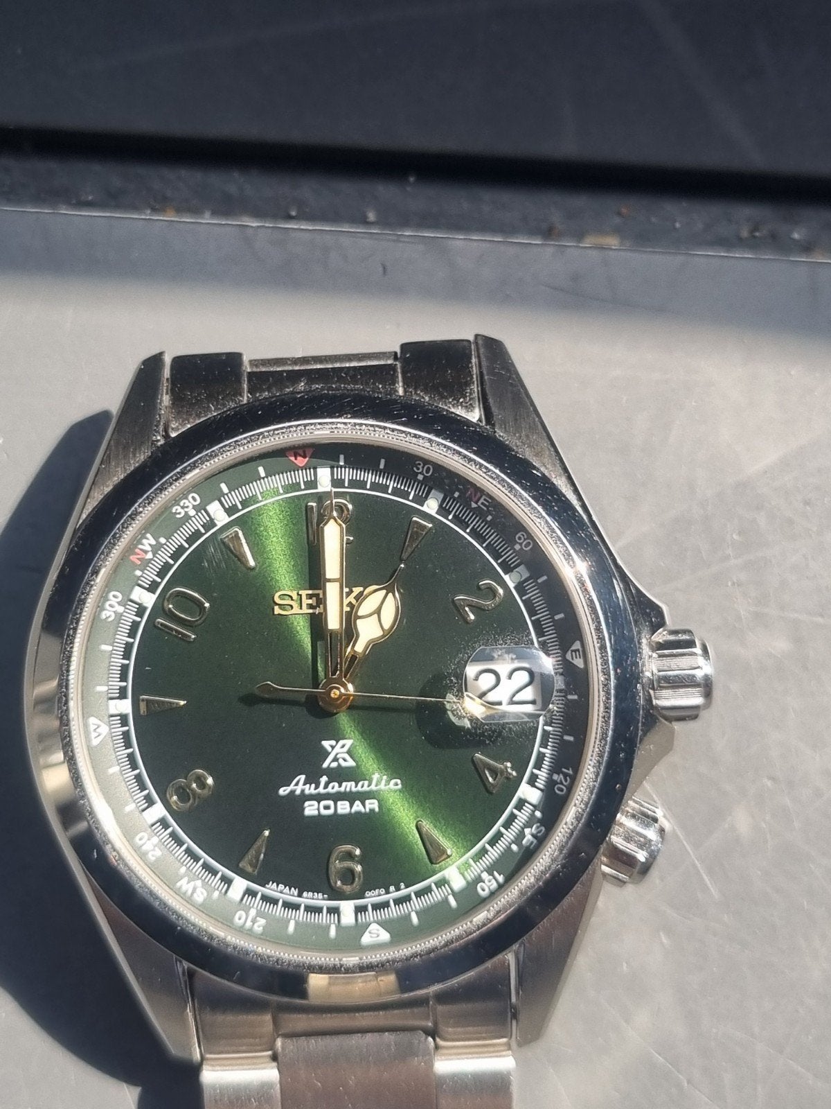 Seiko Prospex Alpinist - Compleet met metalen en leren band, Sieraden, Tassen en Uiterlijk, Ophalen
