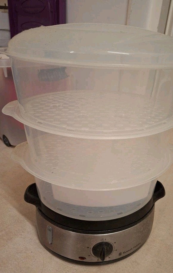 gratis russell hobbs elektrische stoomkoker, Huis en Inrichting, Keuken | Keukenbenodigdheden, Gebruikt, Ophalen of Verzenden