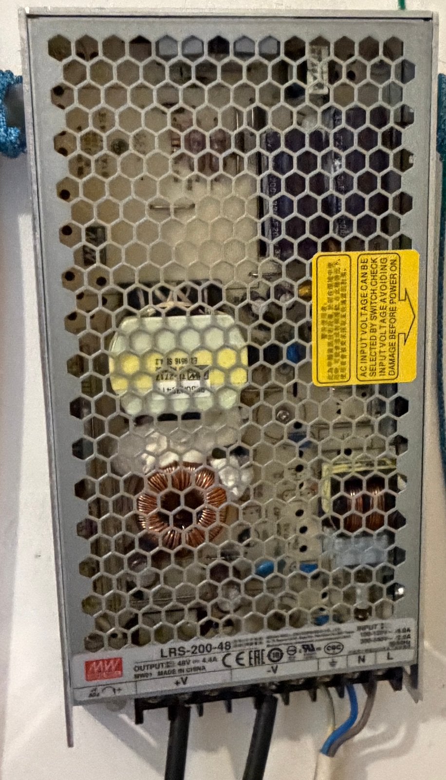 Mean Well LRS-200-48 schakelende voeding, Ophalen, Zo goed als nieuw