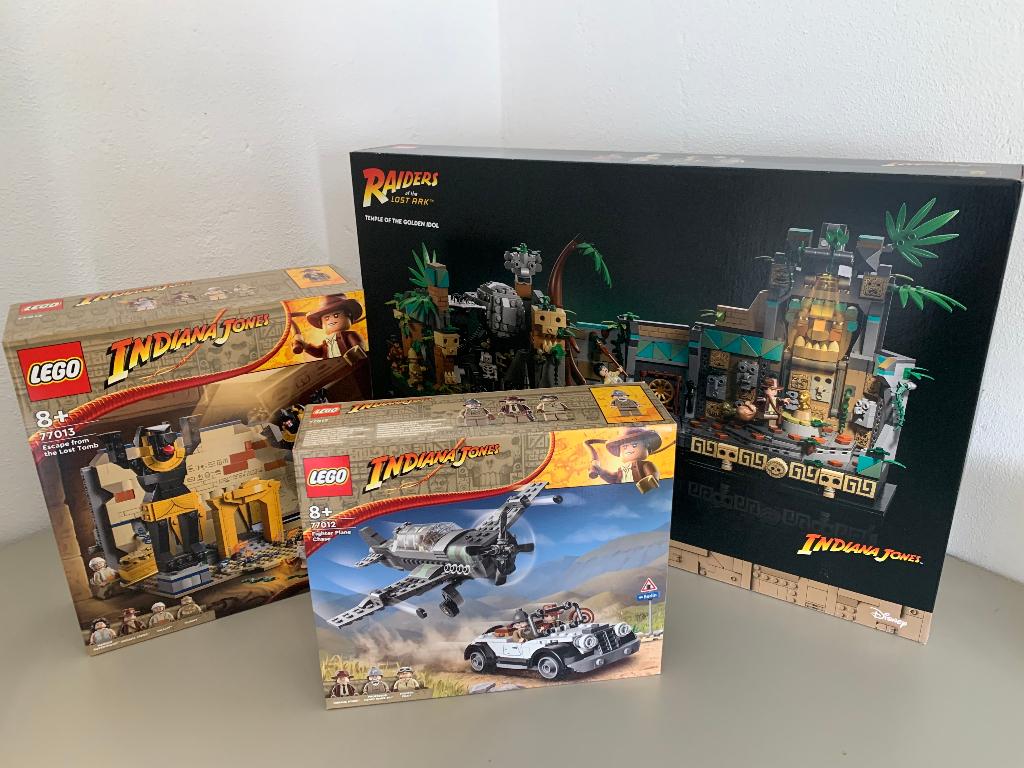 LEGO Indiana Jones Collectie: 77015 - 77013 - 77012, Overige thema's, Lego, Nieuw, Ophalen of Verzenden